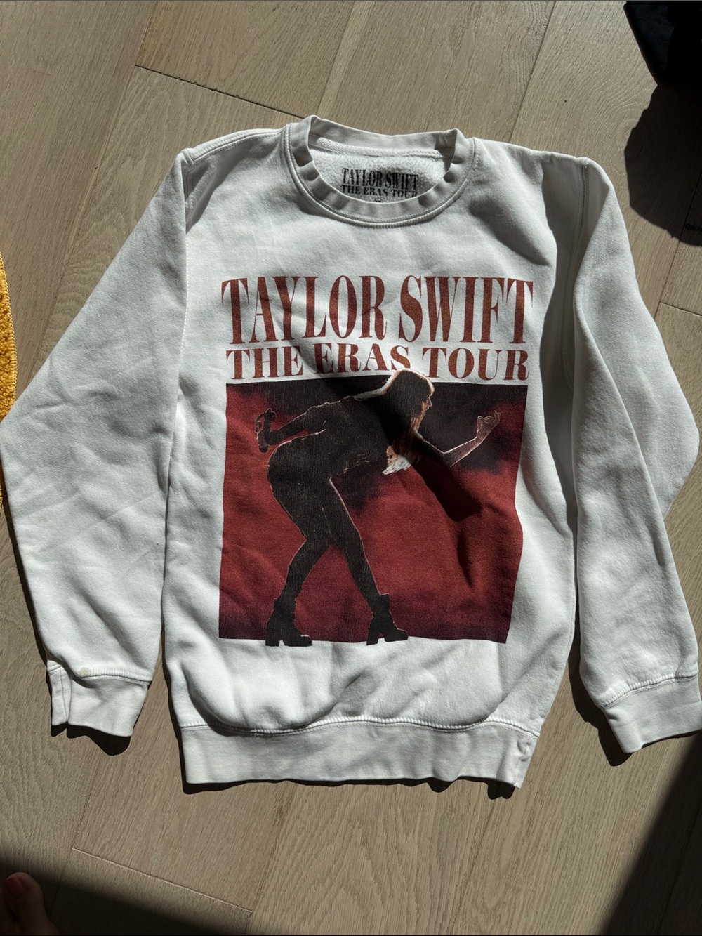 Taylor Swift Eras Tour White Crewneck Sweater size XS